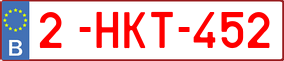 Truck License Plate